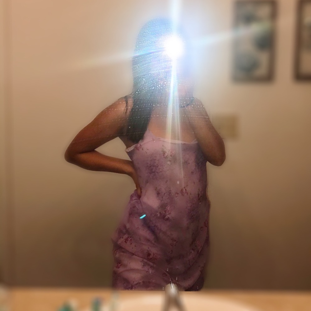 Lilac slip dress